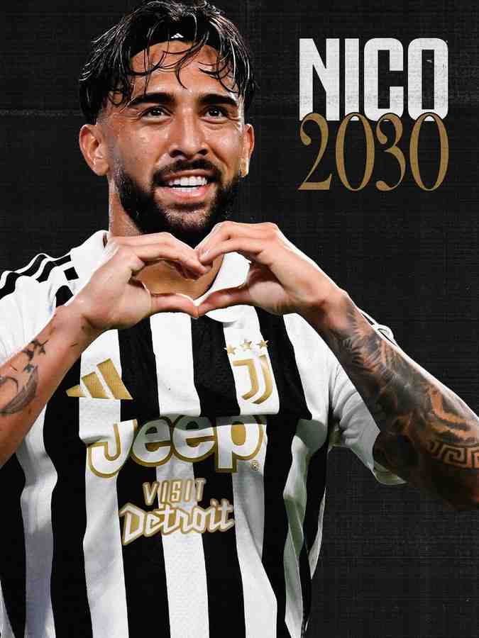 官方：尤文与尼古拉斯·冈萨雷斯续约至2030年